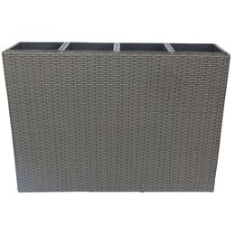 Doniczka PATIO Rattan 140 Popielaty