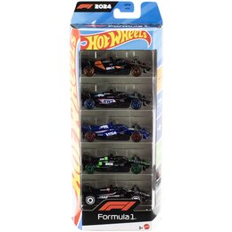 Samochód Hot Wheels Formuła 1 Race Team JGF58 (5 szt.)
