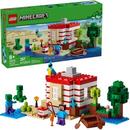 LEGO 21275 Minecraft Dom TNT w dżungli