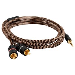Kabel Jack 3.5 mm - 2x RCA PROSON Arctic 2m