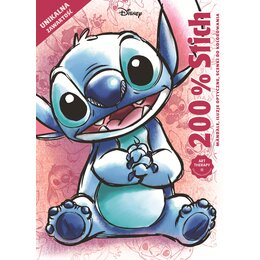 Kolorowanka Disney Stitch 200% Mandale iluzje optyczne scenki do kolorowania (miękka okładka)