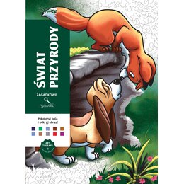Kolorowanka Disney Zagadkowe rysunki Świat przyrody (miękka okładka)
