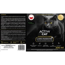Płyn do dezynfekcji zwierząt BIO ACTIW Cat 200 ml