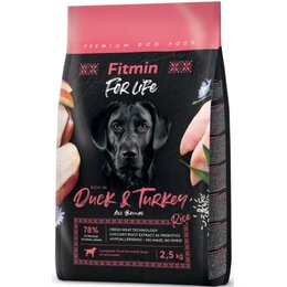 Karma dla psa FITMIN For Life Duck & Turkey 2.5 kg