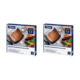 Foremki papierowe VÖGEL do Air Fryer 20 x 20 cm (100 sztuk)