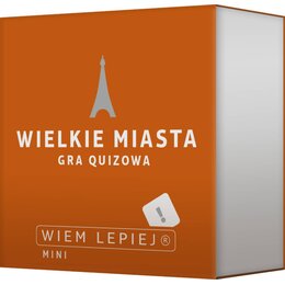 Gra towarzyska REBEL Wiem lepiej Wielkie miasta