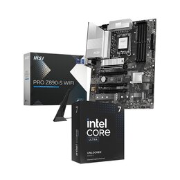 Płyta główna MSI Pro Z890-S WiFi + Procesor INTEL Core Ultra 7-265KF