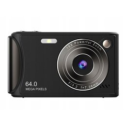 Aparat XREC Q18 Czarny, 64 Mpix, 4k 30