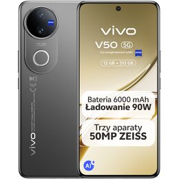 Smartfon VIVO V50 5G 12/512GB 6.77" 120Hz Czarny
