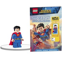 Książka LEGO Super Heroes Superman rusza na pomoc LNC-6462 (okładka miękka)