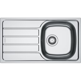 Zlewozmywak jednokomorowy z ociekaczem FRANKE Spark SKN 611-78/44 101.0712.225 Stal szlachetna 43.5x78