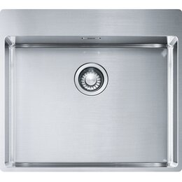 Zlewozmywak jednokomorowy FRANKE Box BXX 210-54 127.0369.295 Stal szczotkowana 51x57
