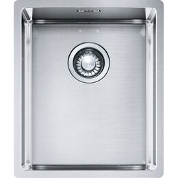 Zlewozmywak jednokomorowy FRANKE Box BXX 210/110-34 127.0453.653 Stal szczotkowana 38x45