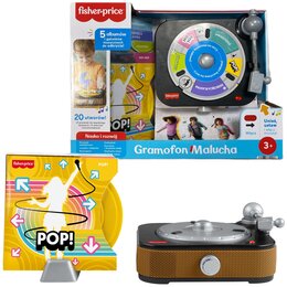 Zabawka interaktywna FISHER-PRICE Gramofon Malucha JGX04
