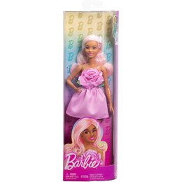 Lalka Barbie Fashionistas Sukienka Róża HYT94