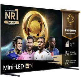 Telewizor HISENSE 100U78Q Pro 100" MINILED 4K 165Hz VRR VIDAA Dolby Vision Dolby Atmos HDMI 2.1