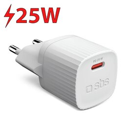 Ładowarka sieciowa SBS Eco Wall 25W Biały