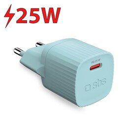 Ładowarka sieciowa SBS Eco Wall 25W Niebieski