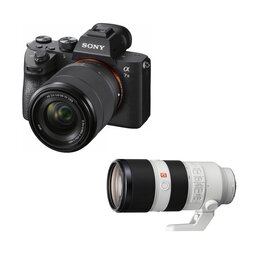 Aparat bezlusterkowy SONY Alpha A7 III (ILCE7M3KB.CEC) Body + Obiektyw FE 28-70 mm f/3.5-5.6, Full Frame, 24Mpix, UHD 4K 30p, BIONZ X + OBIEKTYW SONY FE 70-200MM F2.8 GM OSS