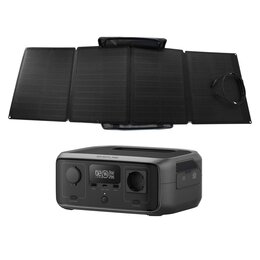 Panel fotowoltaiczny ECOFLOW 1ECO1000-04 160W + Stacja zasilania ECOFLOW River 3 UPS 245Wh Bank energii