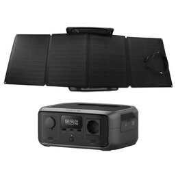 Panel fotowoltaiczny ECOFLOW 1ECO1000-02 110W + Stacja zasilania ECOFLOW River 3 UPS 245Wh Bank energii