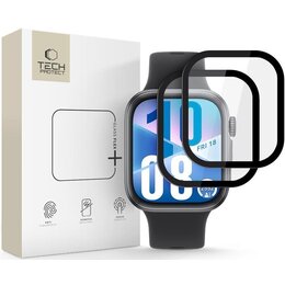 Szkło hybrydowe TECH-PROTECT Glass Flex+ do Huawei Watch Fit 4 Czarny (2 szt.)