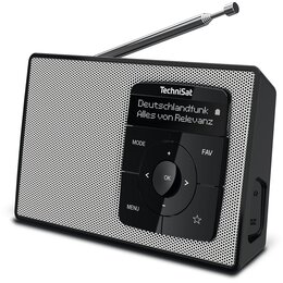 Radio TECHNISAT Digitradio 2 Cyfrowe Czarno-Biały