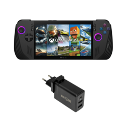 Konsola ASUS ROG Ally X 2024 RC72LA-NH007W 7" FHD IPS, AMD Ryzen Z1 Extreme Windows 11 Home + Ładowarka MAD DOG GCD600K Dock Charger TV 4K do Nintendo Switch, tabletu, telefonu
