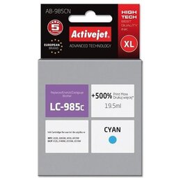 Tusz ACTIVEJET do Brother LC-985C Błękitny 19.5 ml AB-985CN