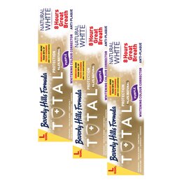 Pasta do zębów BEVERLY HILLS White total protection purple 100 ml 3 szt.