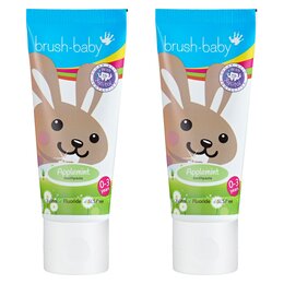 Pasta do zębów BRUSH-BABY Applemint 2 x 50 ml