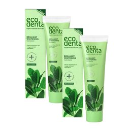 Pasta do zębów ECODENTA Green line Brilliant whitening 100 ml 2 szt.