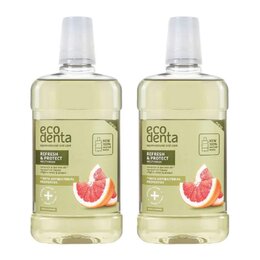Płyn do płukania jamy ustnej ECODENTA Expert line Refresh & Protect 2 x 500 ml