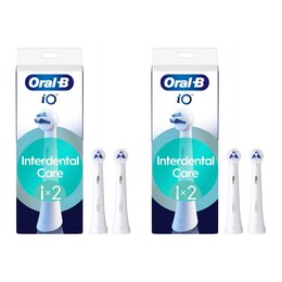 Oryginalna końcówka szczoteczki ORAL-B iO Interdental Clean Biały (4 szt.) (Czyszczenie trudno dostępnych miejsc)