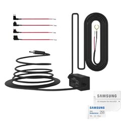 Adapter zasilania VANTRUE do Vantrue N4 + Karta pamięci SAMSUNG Pro Endurance microSDXC 256GB + Adapter