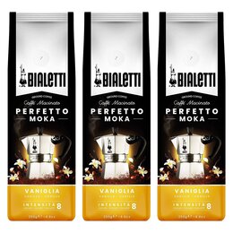 Kawa mielona BIALETTI Perfetto Moka Vanilia 3 x 0.25 kg