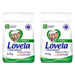 Proszek do prania LOVELA Family Color 2 x 2.1 kg