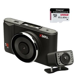 Wideorejestrator XBLITZ S10 Duo + Karta pamięci KINGSTON Endurance microSDXC 128GB