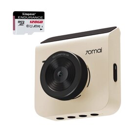 Wideorejestrator 70MAI A400 Biały + Karta pamięci KINGSTON Endurance microSDXC 128GB