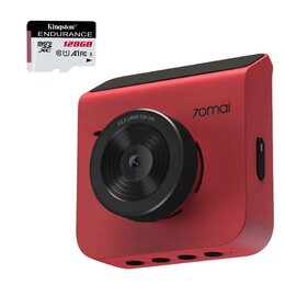 Wideorejestrator 70MAI A400 Czerwony + Karta pamięci KINGSTON Endurance microSDXC 128GB