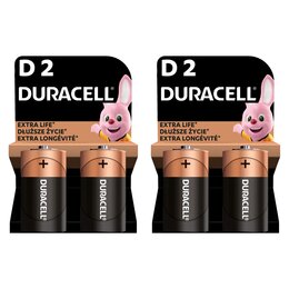 Baterie D LR20 DURACELL Extra Life (4 szt.)