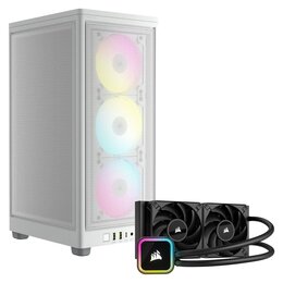 Chłodzenie wodne CORSAIR iCUE H115i RGB Elite + Obudowa CORSAIR iCUE 2000D RGB Airflow