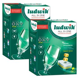 Tabletki do zmywarek LUDWIK All in One Ultimate Power - 180 szt.