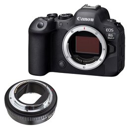 Aparat CANON EOS R6 Mark II Body V5 EU26 + Adapter VILTROX EF-R2