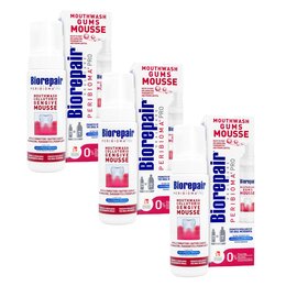 Pianka do higieny jamy ustnej BIOREPAIR Peribioma 3 x 200 ml