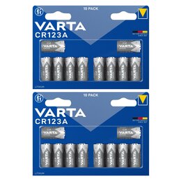 Baterie CR123A VARTA (20 szt.)