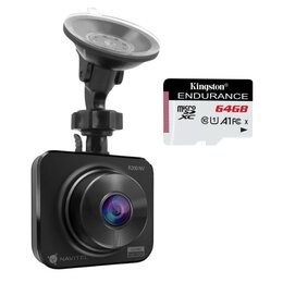 Wideorejestrator NAVITEL R200 NV + Karta pamięci KINGSTON Endurance microSDXC 64GB