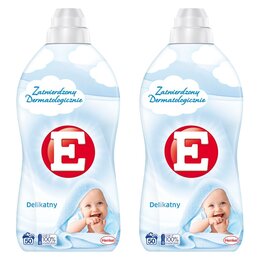 Płyn do płukania E Delikatny 2 x 1100 ml