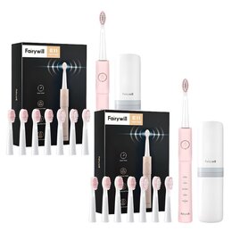 Szczoteczka soniczna FAIRYWILL FW-E11 Różowy (2 sztuki)