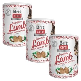 Przysmak dla kota BRIT CARE Cat Jagnięcina z kokosem 3 x 100 g